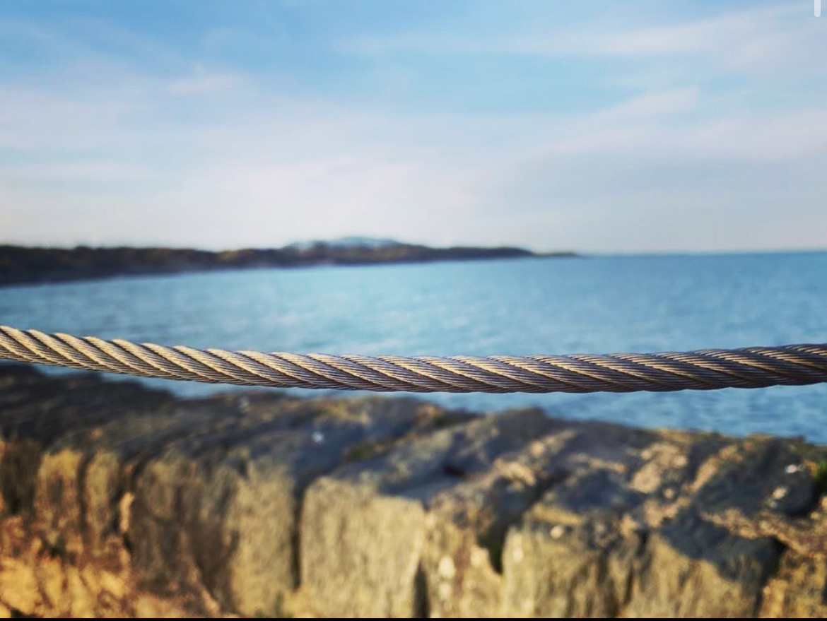 Rope With Sea In Background